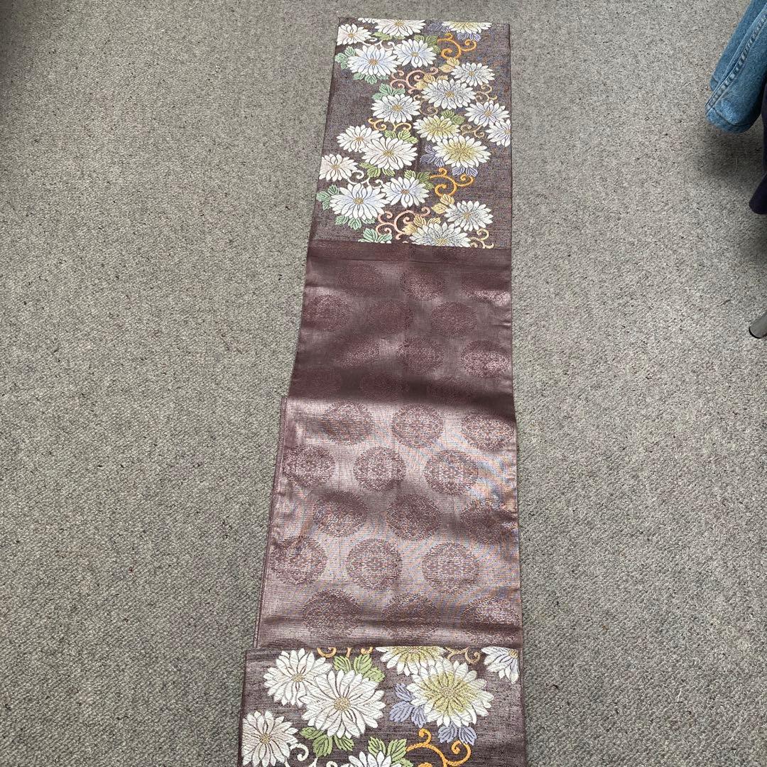 ⭐︎Yuu様⭐︎正絹袋帯　菊柄