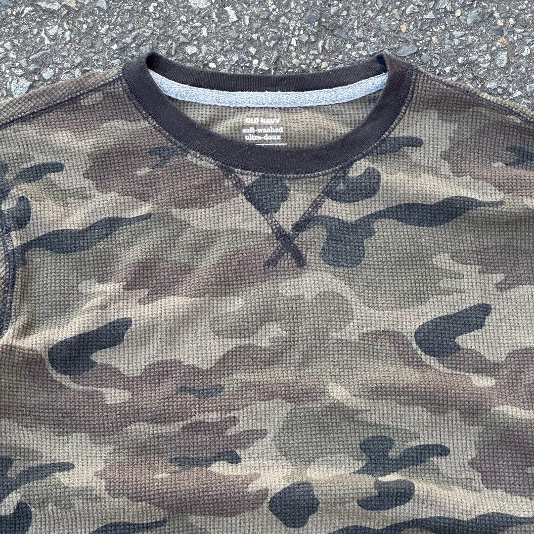 old navy カモ柄 サーマル 短丈 迷彩 archive