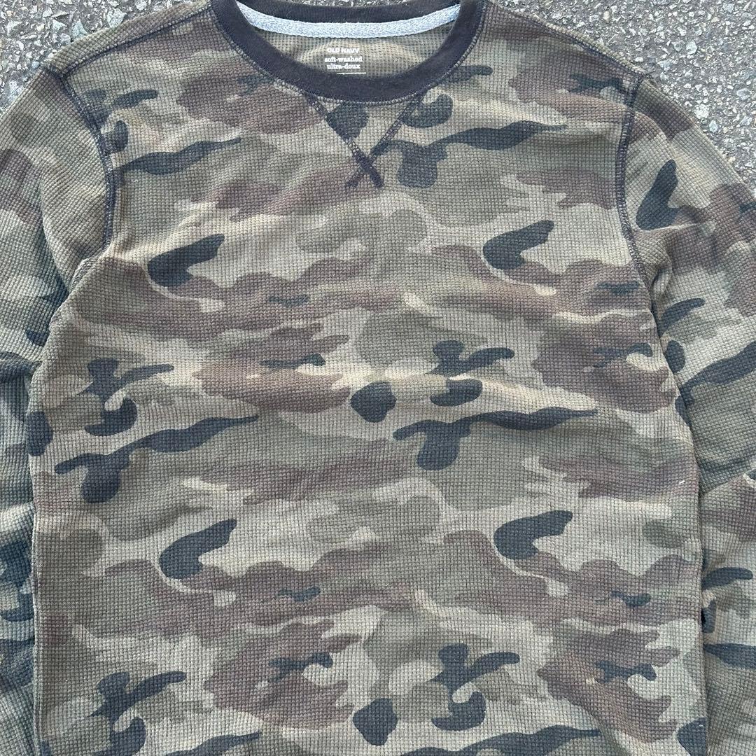 old navy カモ柄 サーマル 短丈 迷彩 archive