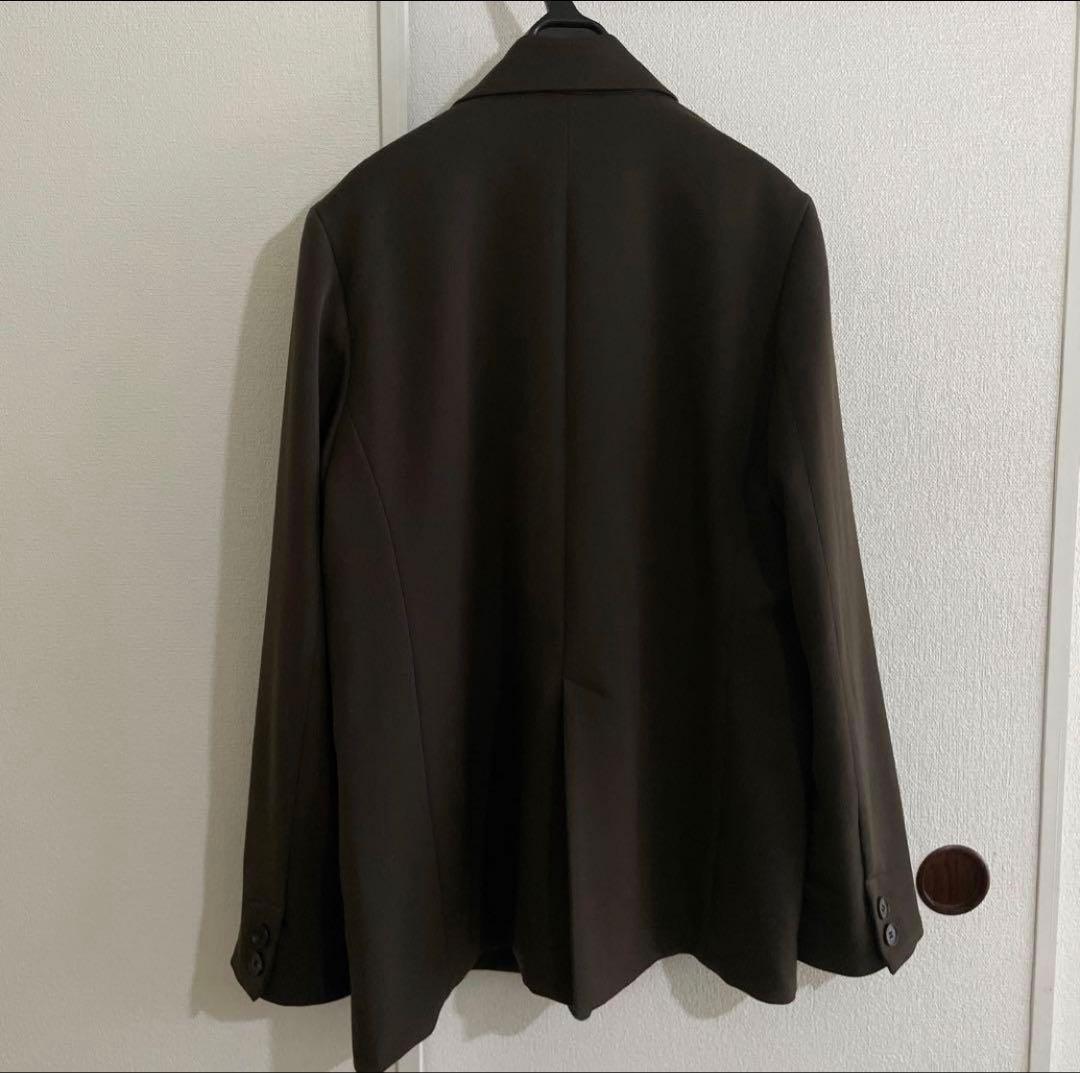crewre ダブルテーラードジャケット olive brown サイズ2