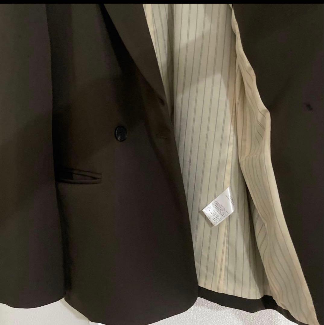 crewre ダブルテーラードジャケット olive brown サイズ2