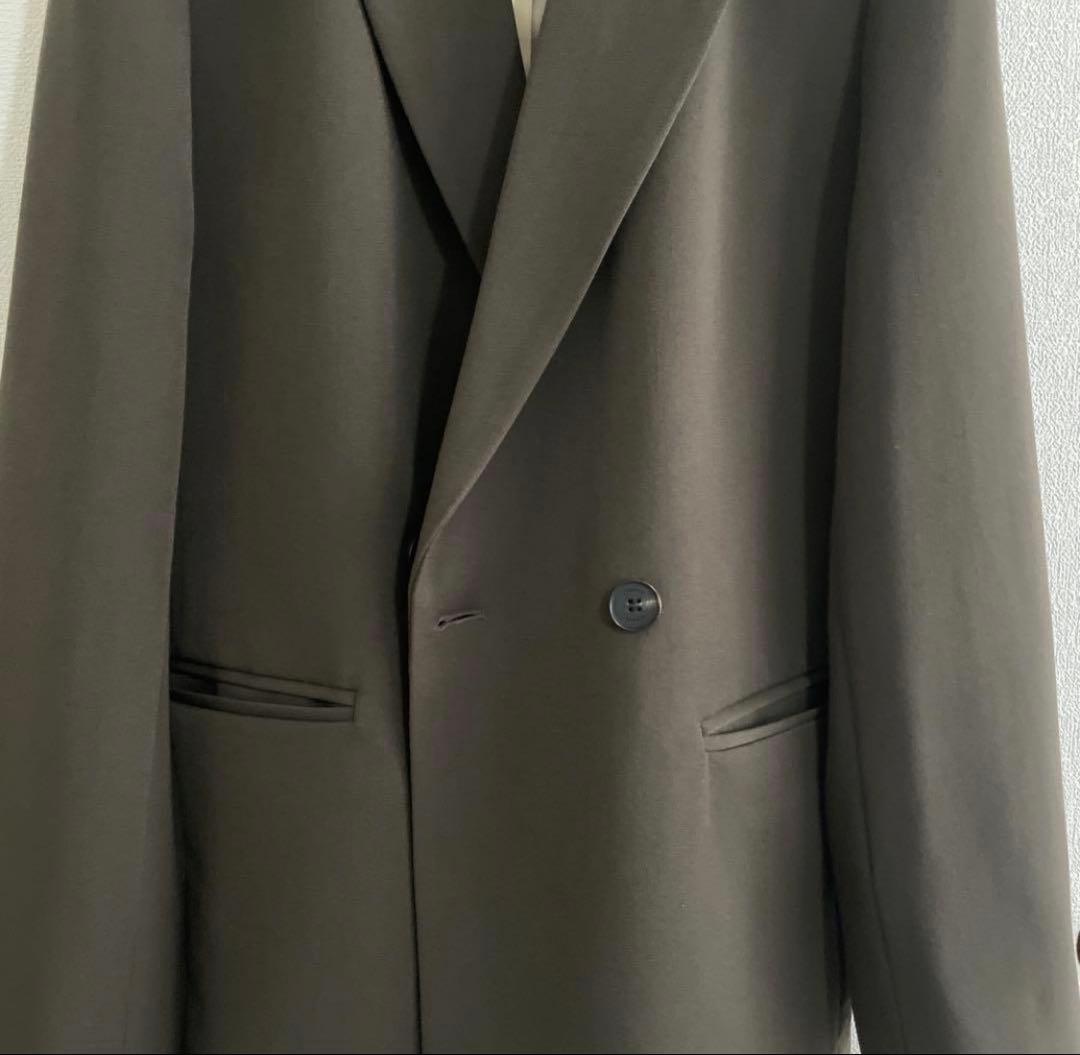 crewre ダブルテーラードジャケット olive brown サイズ2