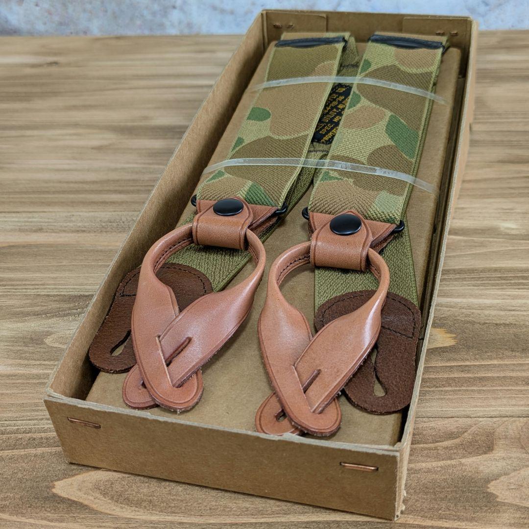 新品 RRL サスペンダー カモ 迷彩 バッグ 財布 ベルト パンツ キャップ