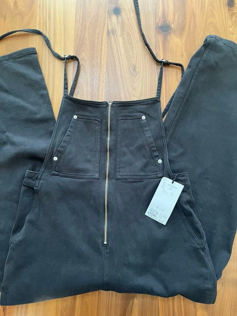 LOUNGEDRESS ラウンジドレス デニムオールインワン S ブラック