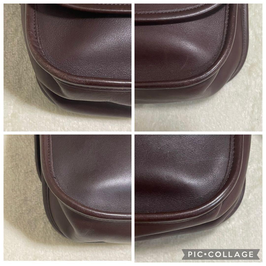 【極美品】 オールドコーチ シティバッグ ショルダー ターンロック チャーム