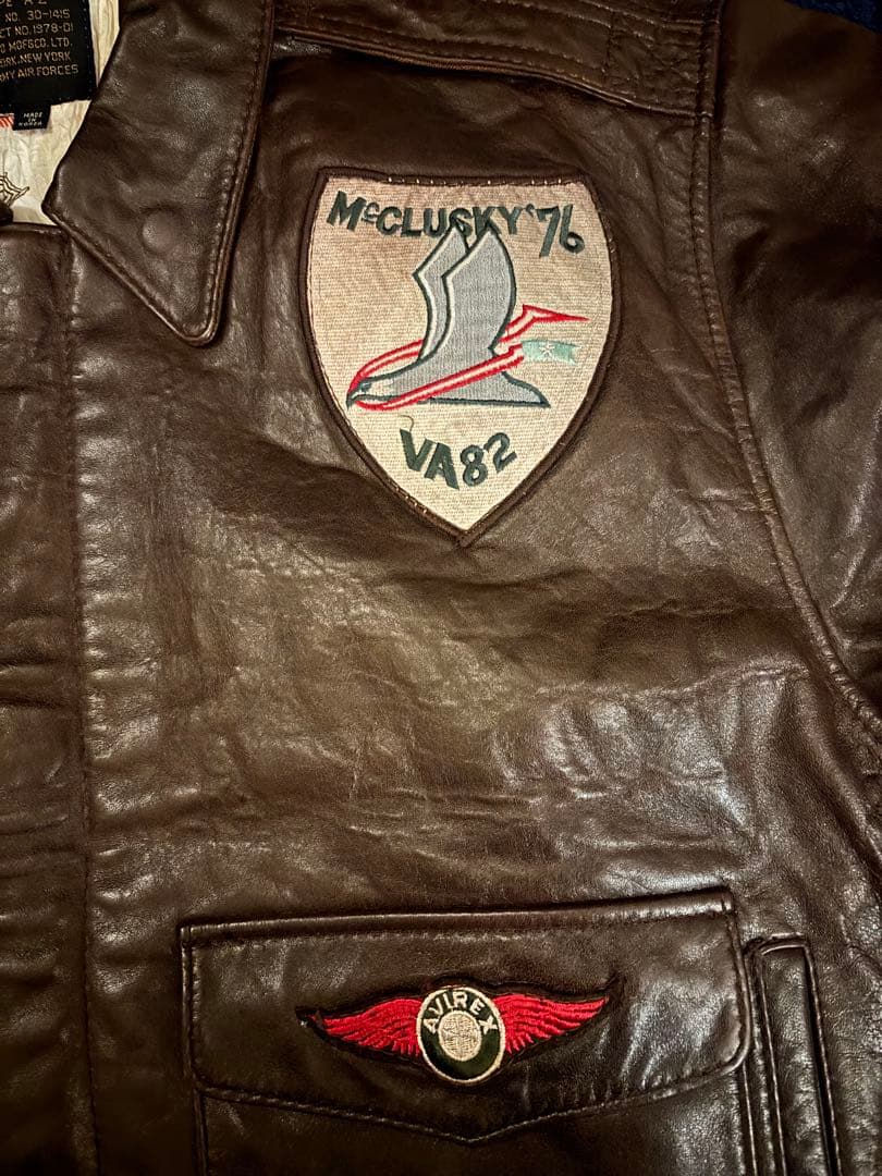 AVIREX A-2フライトジャケット