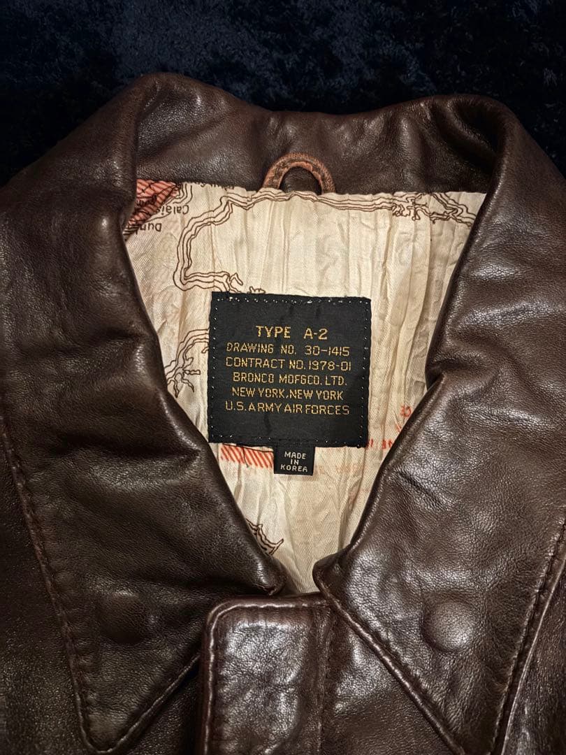 AVIREX A-2フライトジャケット