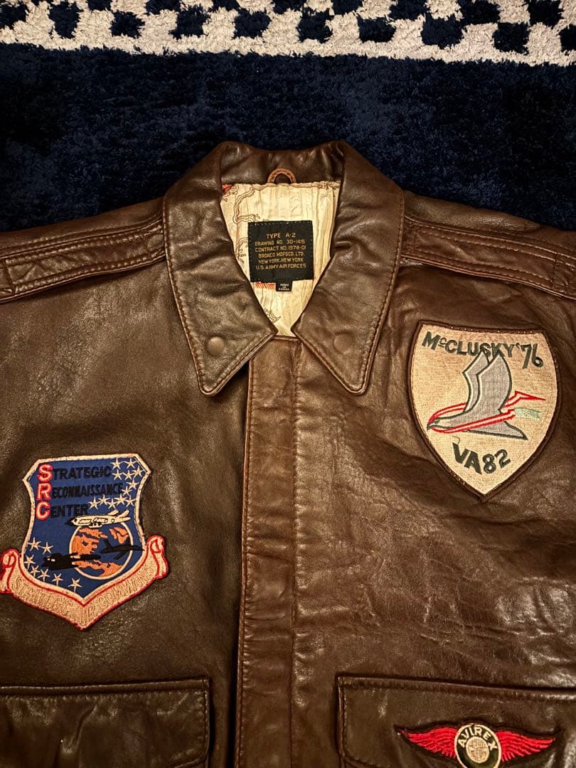 AVIREX A-2フライトジャケット
