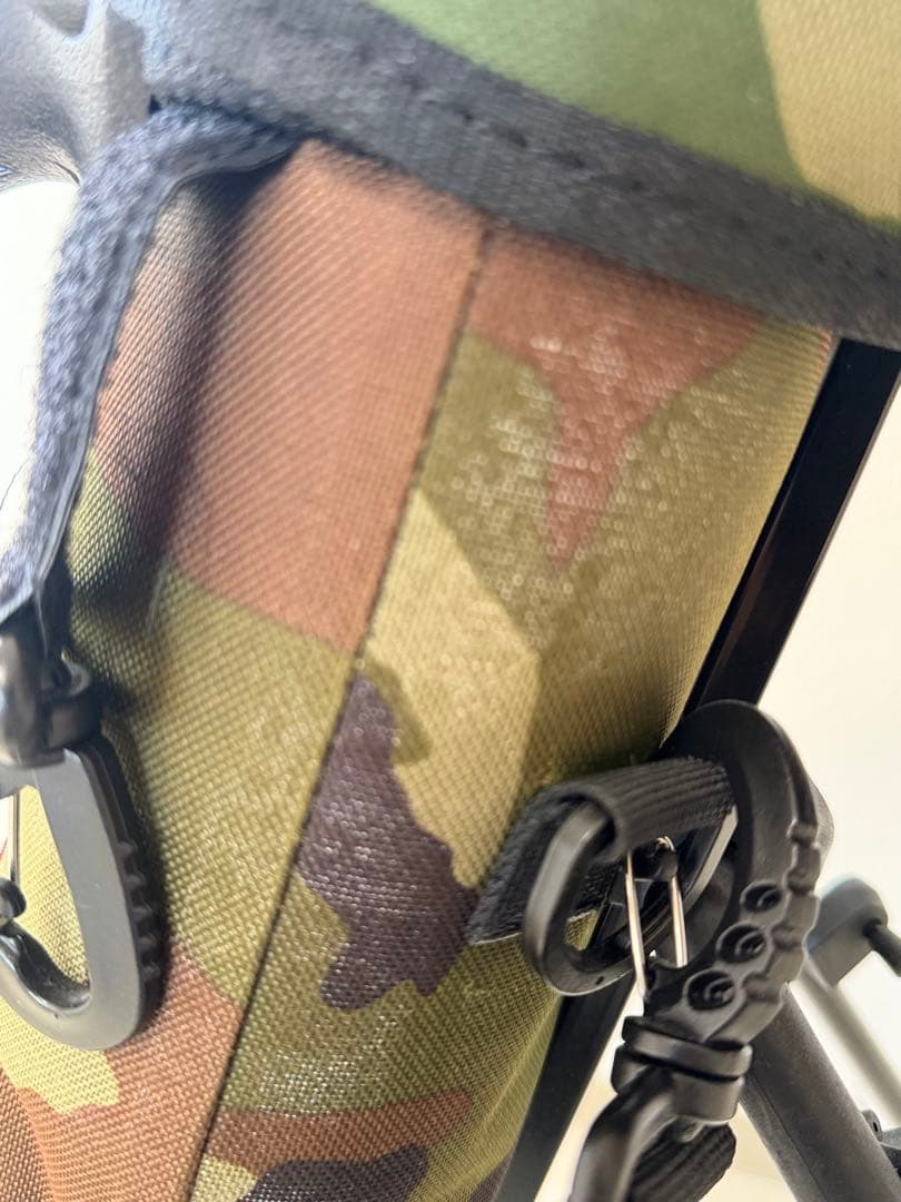 【完売・美品】パーリーゲイツ　セルフスタンドバック　サブバッグ　カモフラ　迷彩