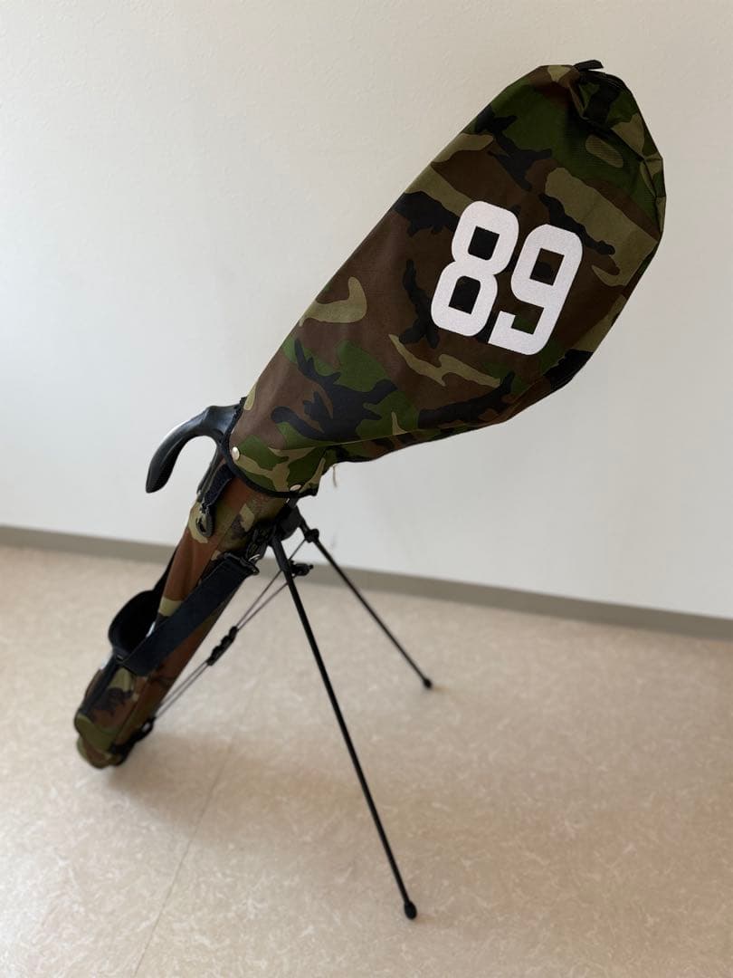 【完売・美品】パーリーゲイツ　セルフスタンドバック　サブバッグ　カモフラ　迷彩