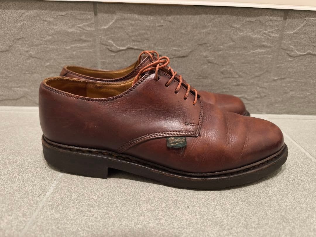 Paraboot パラブーツ プレーントゥ 8 ブラウン