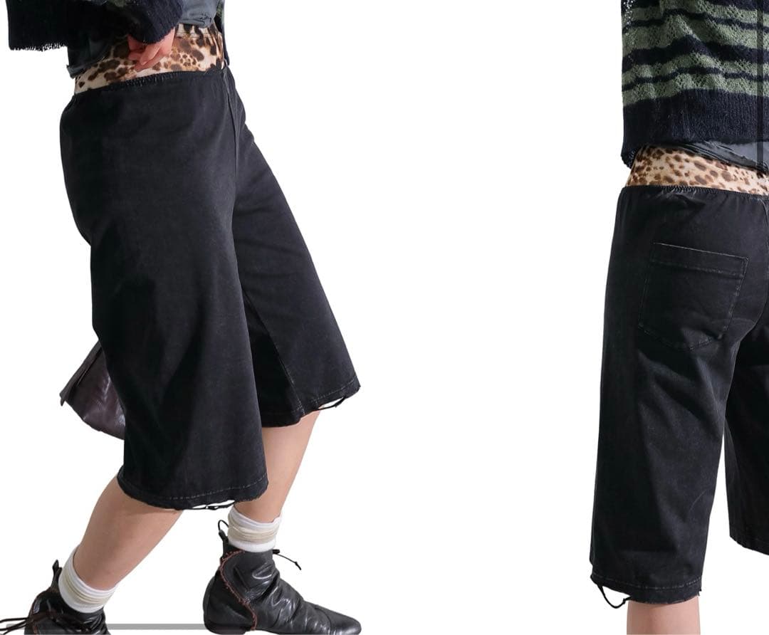 パンツ perverze Damaged Jersey Pants