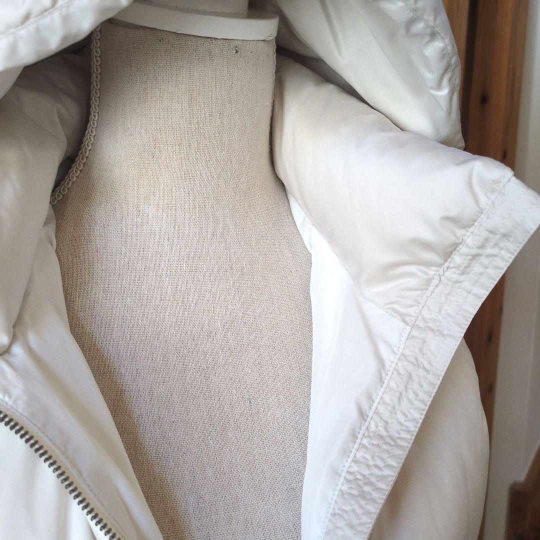 美品　ルーニィ♥ロングダウンベスト　ダウンパーカ　38 　アイボリー　エクリュ