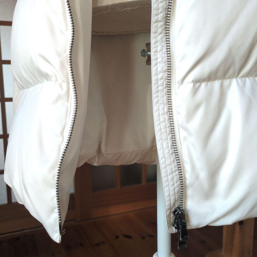 美品　ルーニィ♥ロングダウンベスト　ダウンパーカ　38 　アイボリー　エクリュ