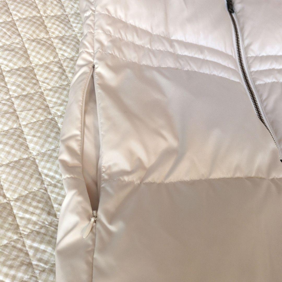 美品　ルーニィ♥ロングダウンベスト　ダウンパーカ　38 　アイボリー　エクリュ