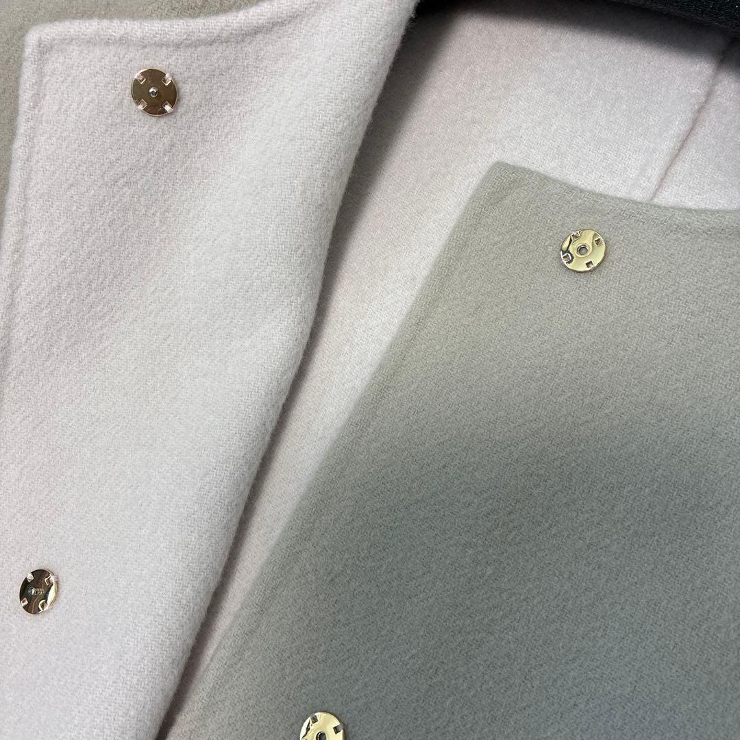 【未使用、タグ付き】FRAIＩ.Dのベージュ⭐︎ノーカラーコート