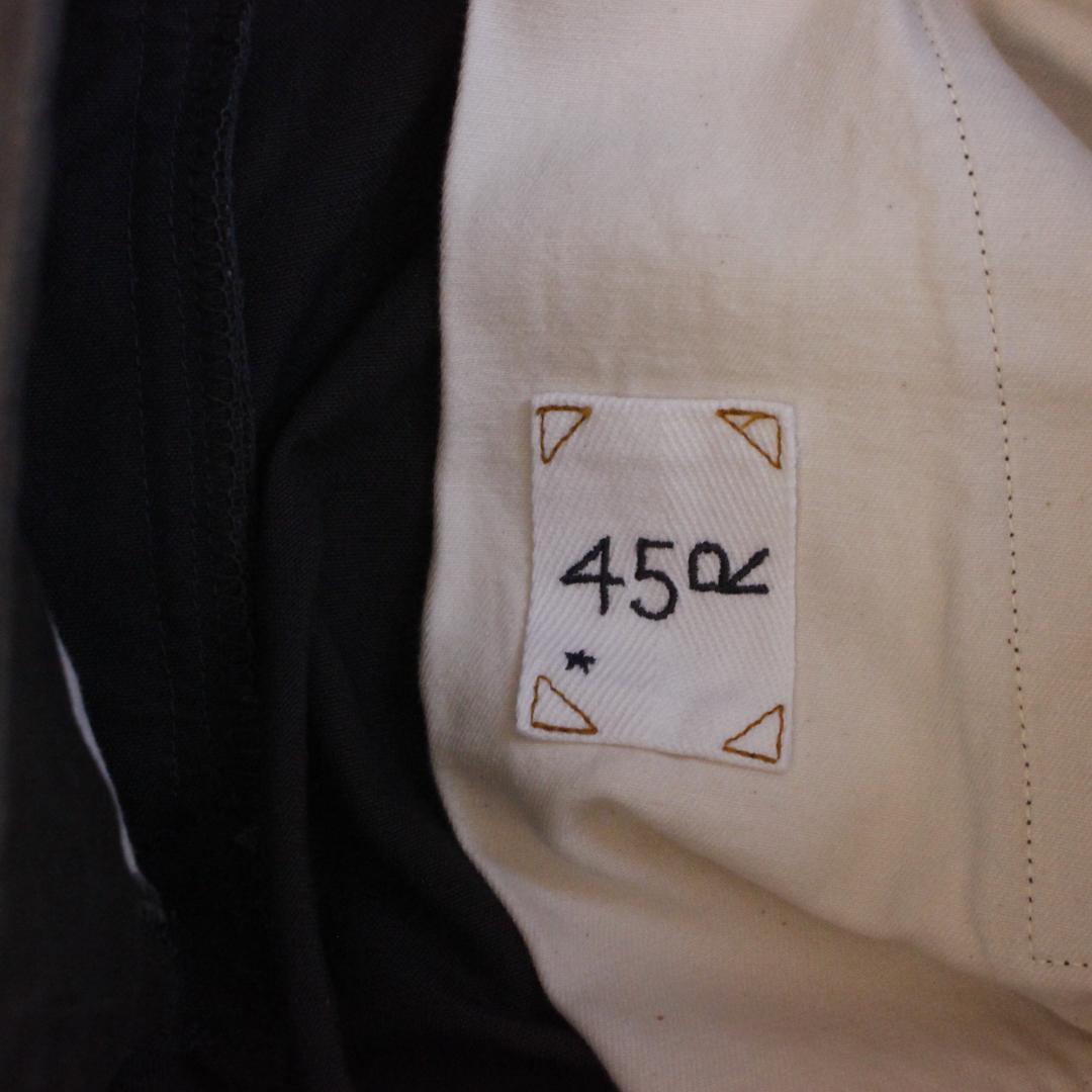 45R 高密度ダックの908ジョッパン Sサイズ グレー R刺繡 自宅洗濯可能