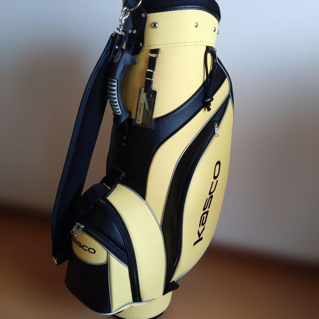 Kasco キャスコ　ゴルフバッグ　イエロー　新品　キズあり