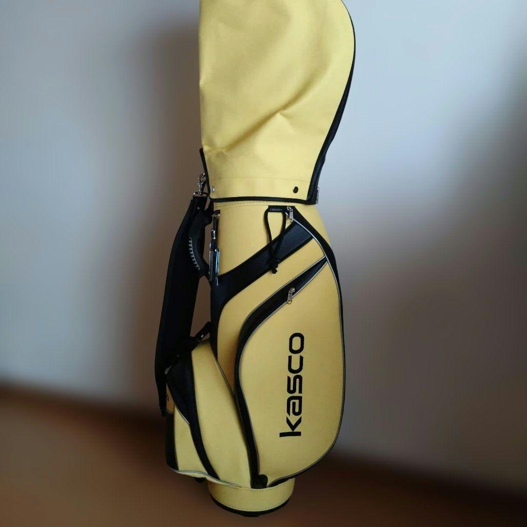 Kasco キャスコ　ゴルフバッグ　イエロー　新品　キズあり