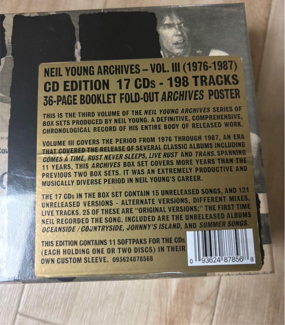 Neil Young Archives Vol. III CD 17組新品未使用