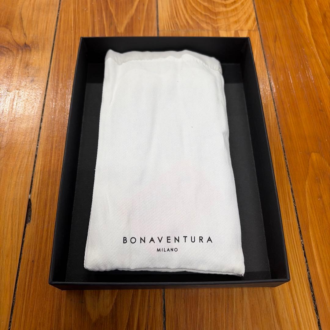 ボナベンチュラ　iPhone SE (第2・3世代) レザーケース 黒