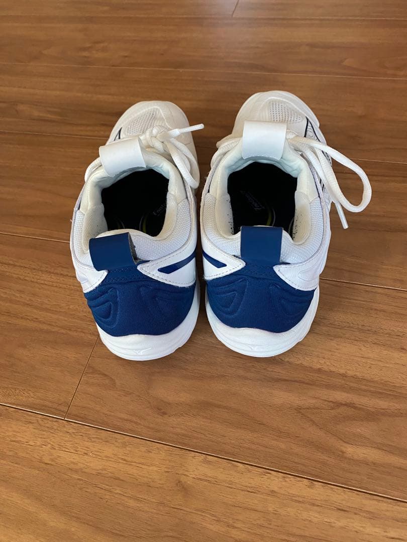 Mizuno バレーボールシューズ ホワイト　￼フットクラフト付き　24.5cm