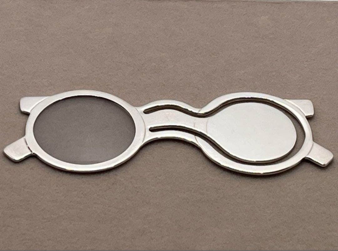 c097 希少　ティファニー　ブックマーク　マネークリップ　眼鏡　シルバー925