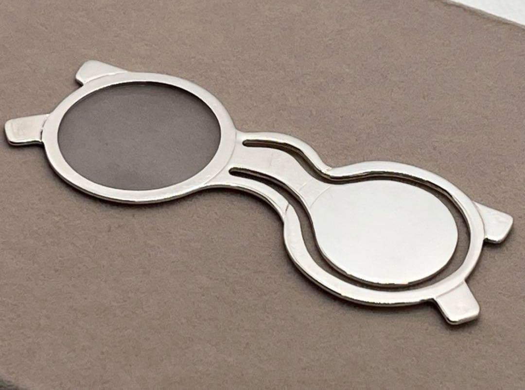 c097 希少　ティファニー　ブックマーク　マネークリップ　眼鏡　シルバー925