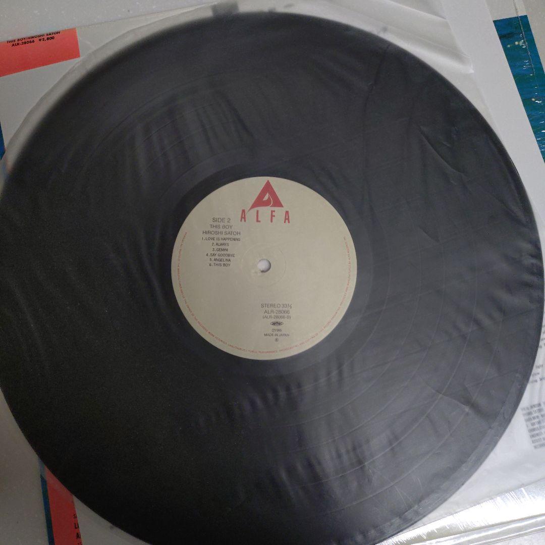 n*o様 LPレコード✦佐藤博／THIS BOY