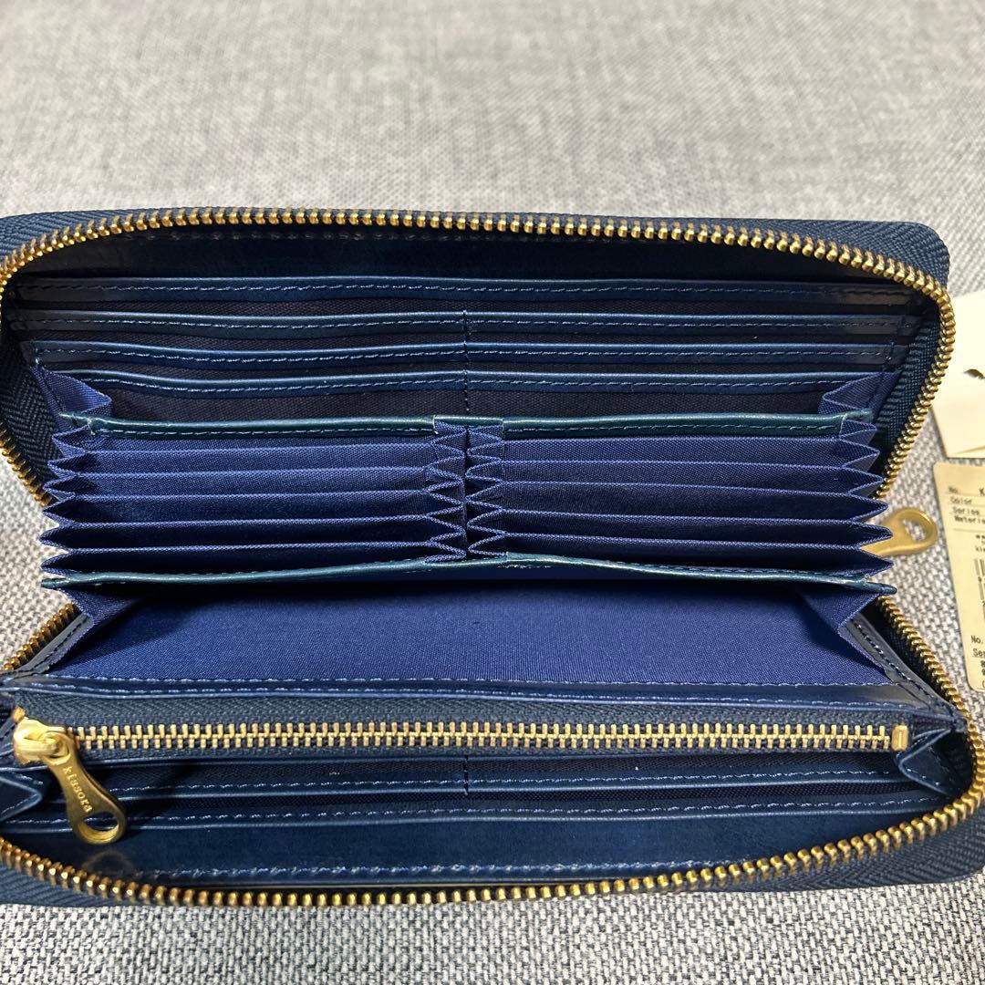 新品 kissora キソラ UDOⅡ ウド ラウンドファスナー 長財布 本革
