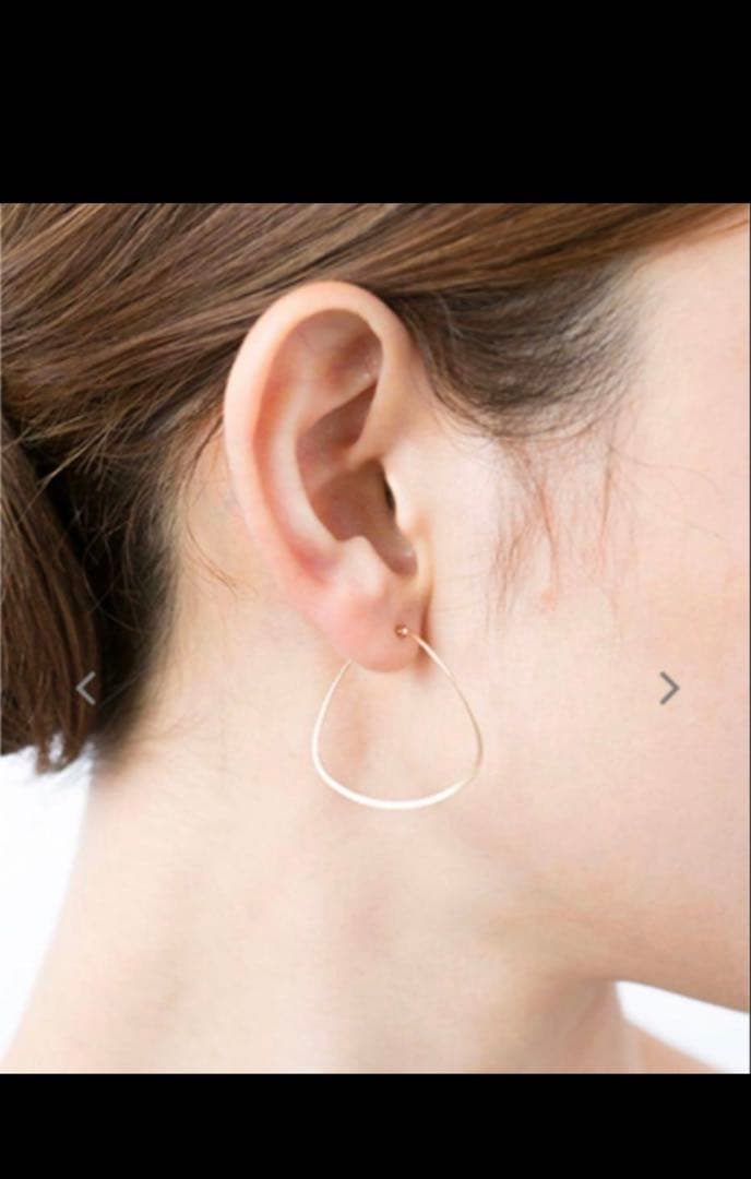 K10 アガット フープピアス