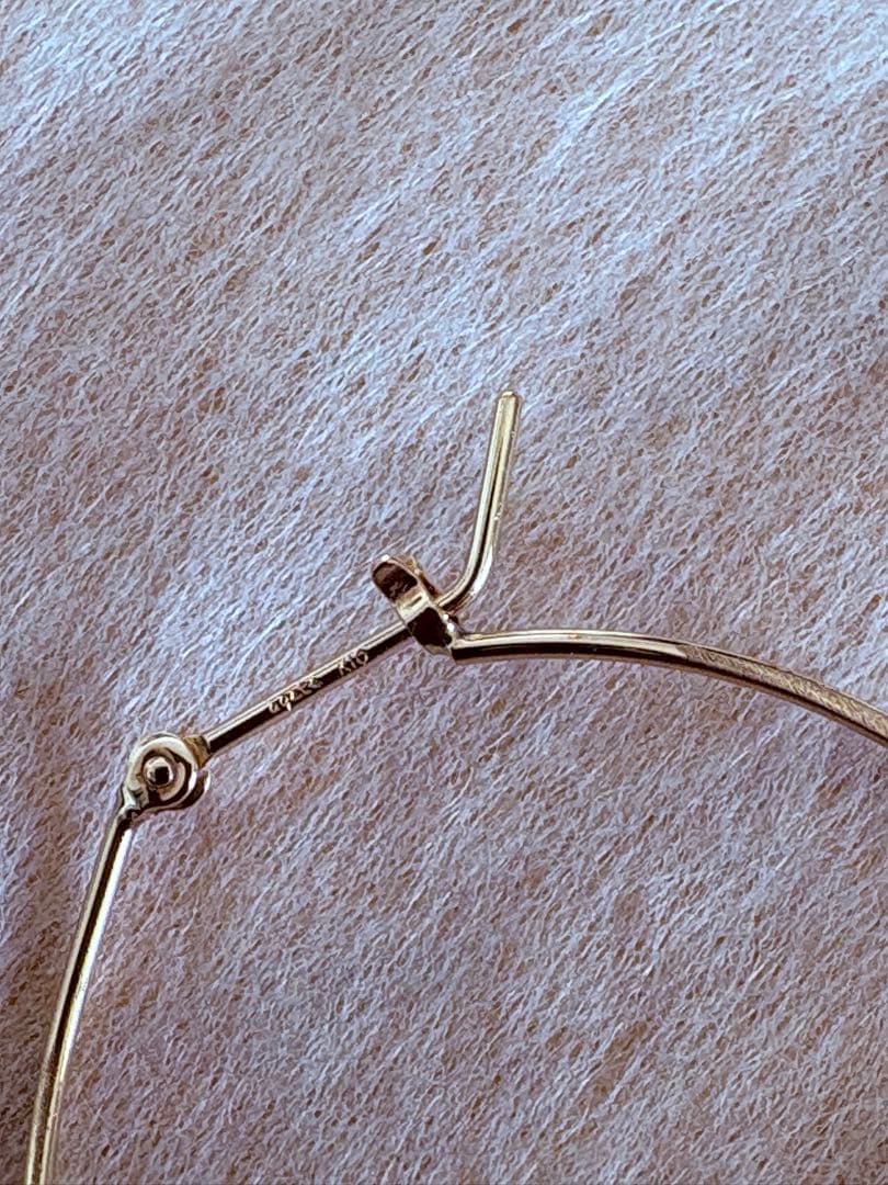 K10 アガット フープピアス