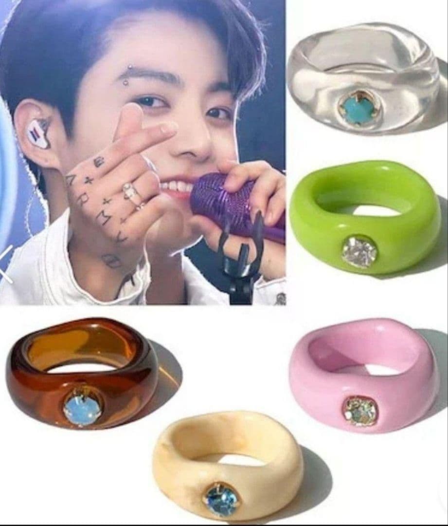 防弾少年団　BTS V ＆ JUNGKOOK ヨンリヨンリ　リングセット