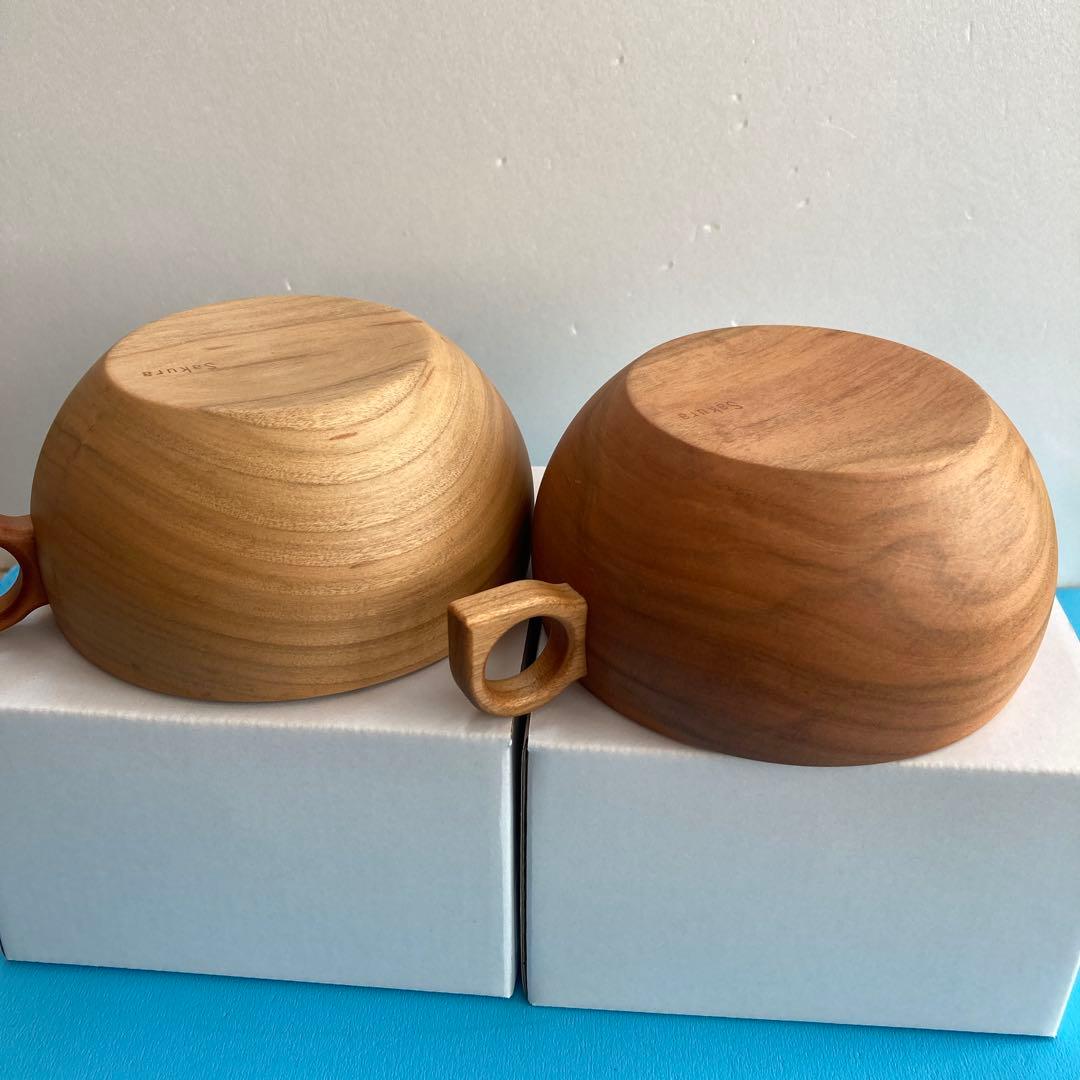 新品　さくらマグボウル　薗部産業　マグカップ　2点 ①②