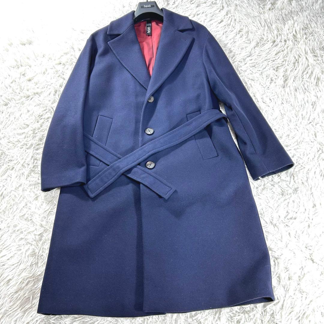 Hevo（イーヴォ）OSTUNI オストゥーニ ハンガー付き　紺　ベルト　L