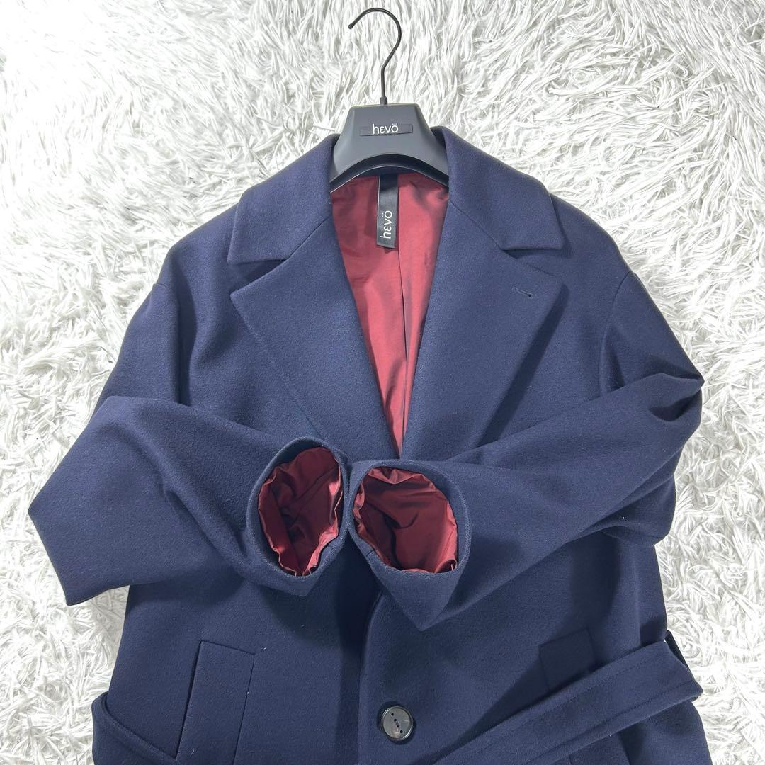 Hevo（イーヴォ）OSTUNI オストゥーニ ハンガー付き　紺　ベルト　L