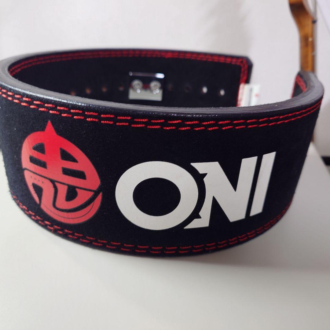ONI 鬼 レバーアクションベルト IPF公認 バックル付 Sサイズ