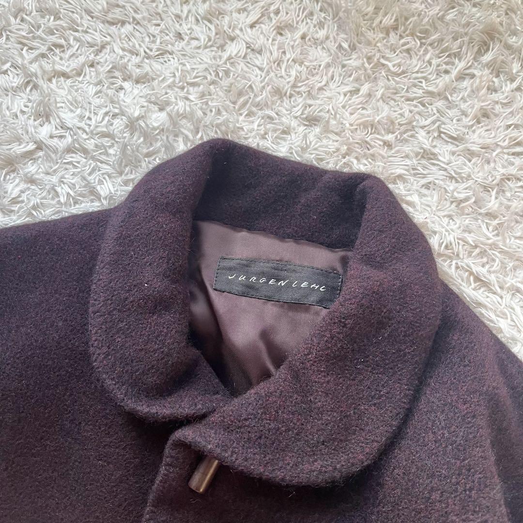 ヨーガンレール ロングコート アンゴラ ウール ウッド　ふわふわゆったり