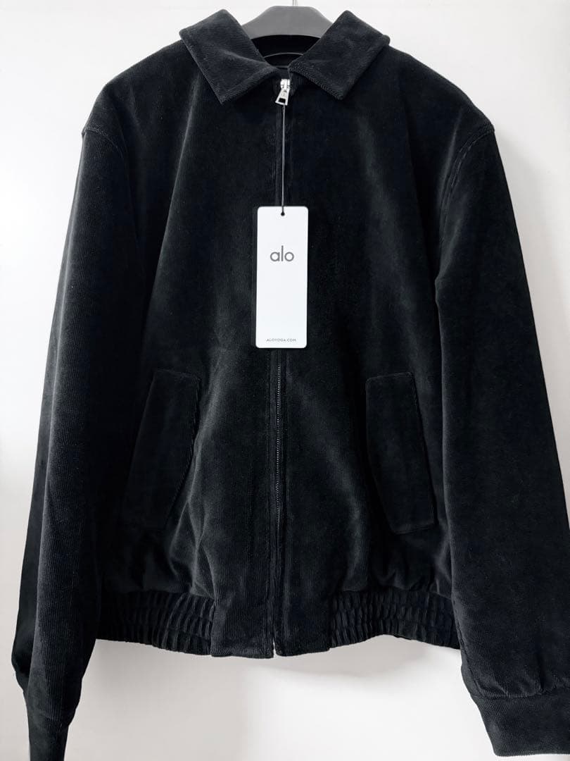 新品ALO Micro Corduroy オン デューティ ジャケット　ブラック
