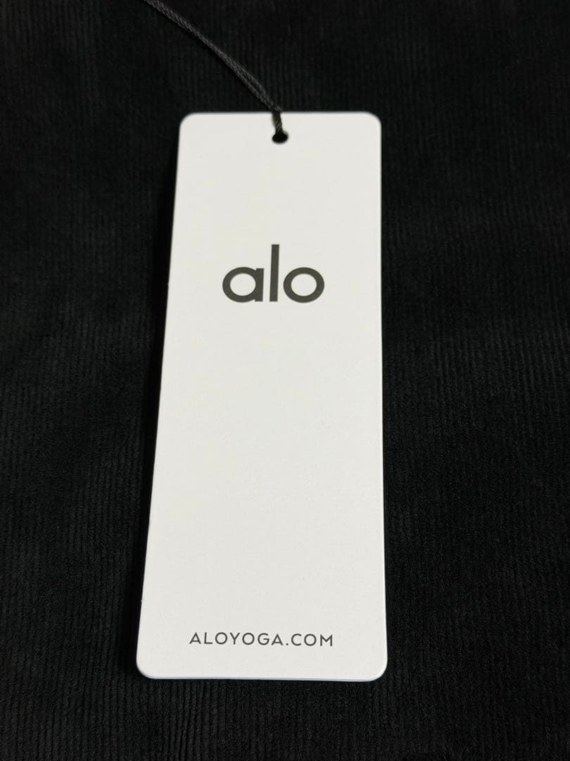 新品ALO Micro Corduroy オン デューティ ジャケット　ブラック