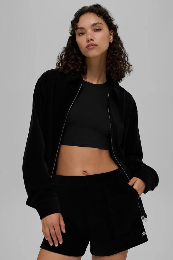 新品ALO Micro Corduroy オン デューティ ジャケット　ブラック