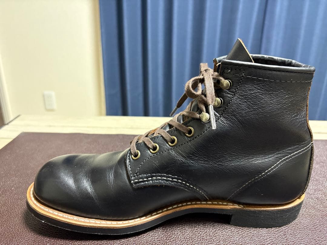 RED WING 3345ブラックスミス 8 1/2 D ブラック