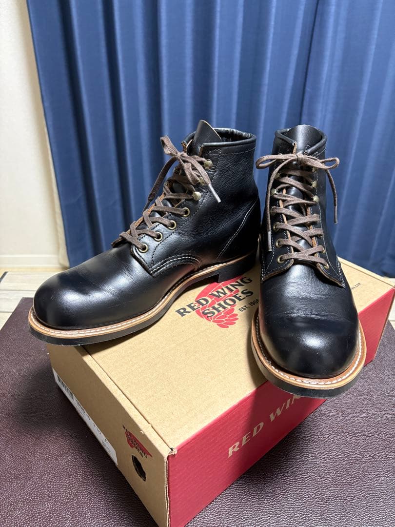 RED WING 3345ブラックスミス 8 1/2 D ブラック
