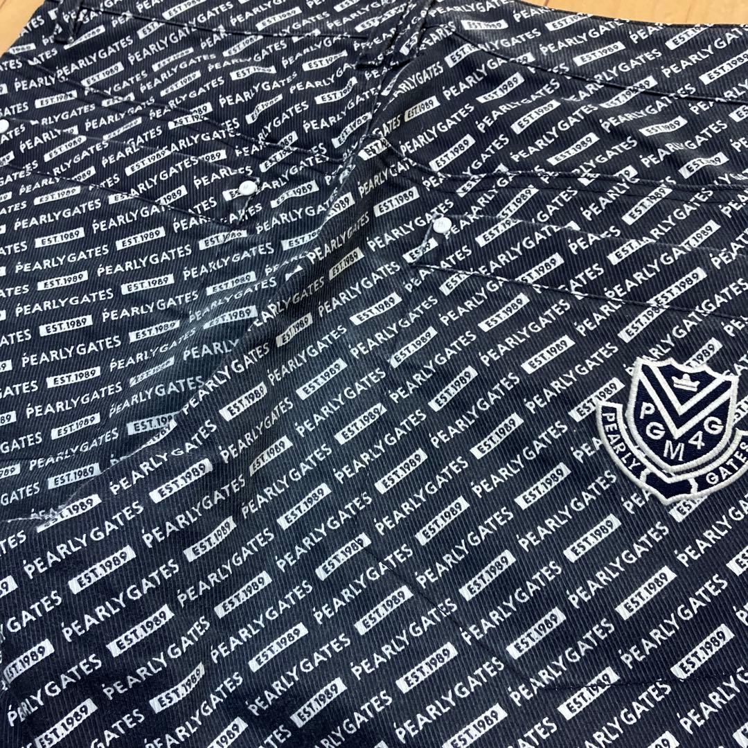 PEARLY GATES パーリーゲイツ　パンツ　総柄　ネイビー サイズ4