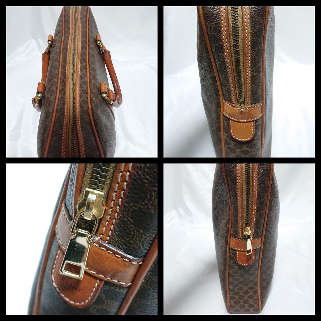 美品 CELINE マカダム柄 ビジネスバッグ