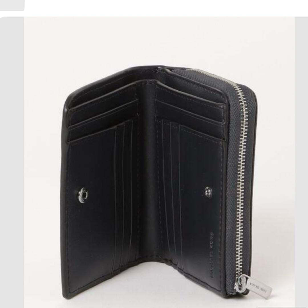 新品未使用　MICHAEL KORS 二つ折り財布 黒