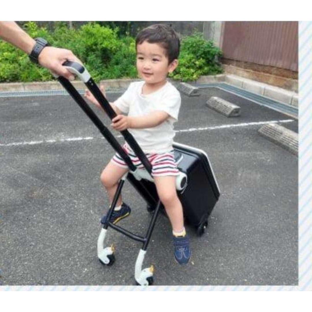 【中古】子供が乗れるキャリーケース キッズトラベルNEO ブラックZ9