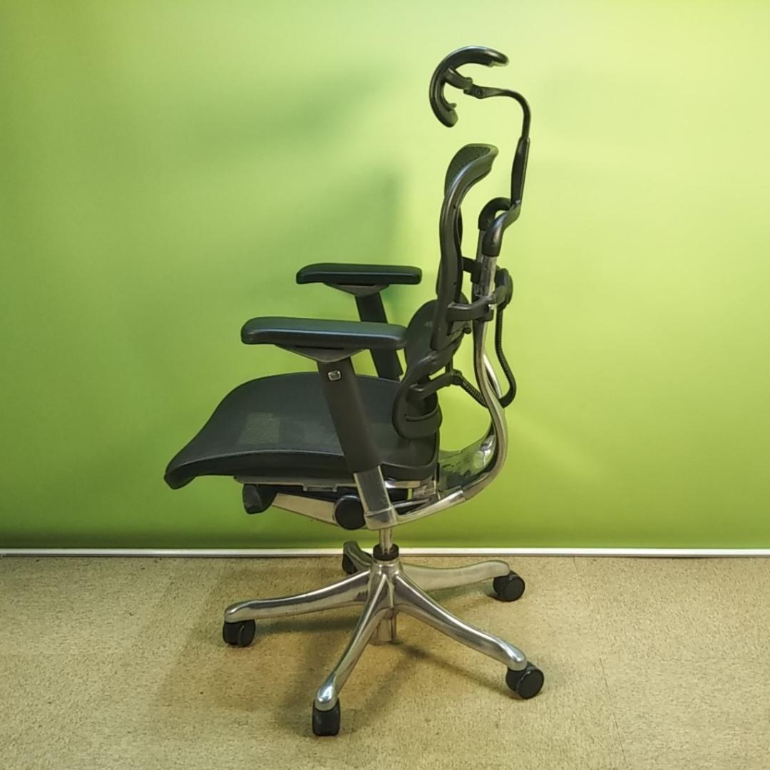 bh　エルゴヒューマン　プロ　ハイバック　アームパッド新品　ヘッドレスト後付け