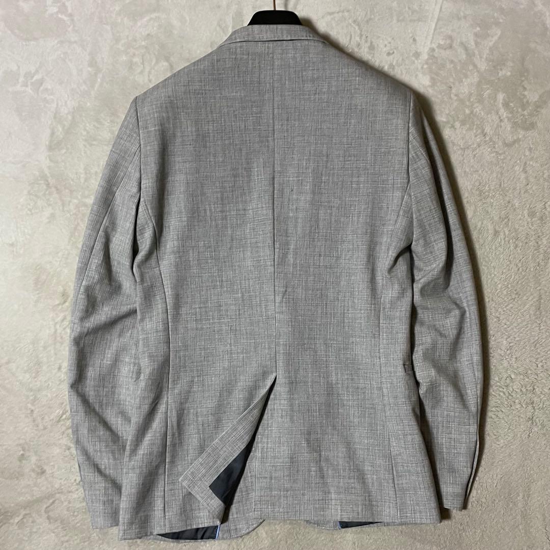  エイチ＆エム 手縫い スタイリッシュスーツ ライトグレー 46/M 美品