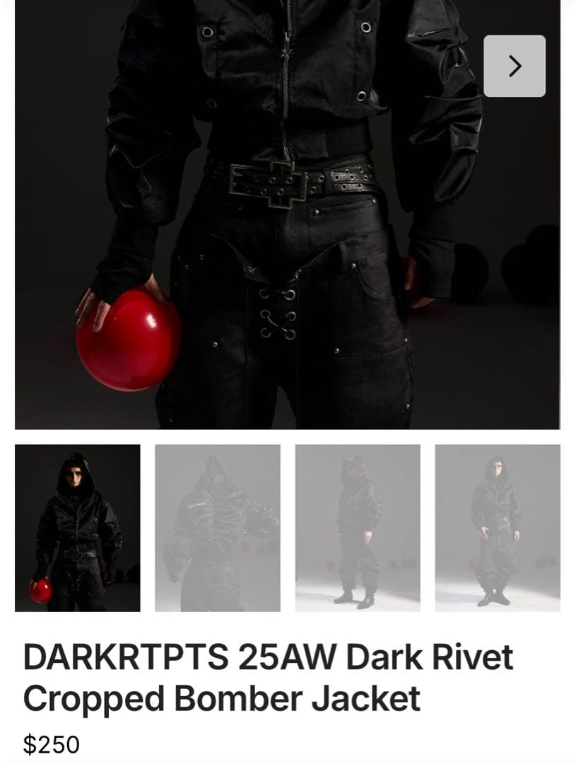 25AW DARKRTPTS ボンバージャケット